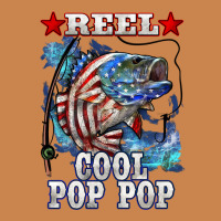 Reel Cool Pop Pop American Flag Bass Heavyweight Hoodie | Teevron
