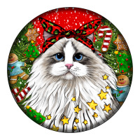 christmas ragdoll  cat | Teevron