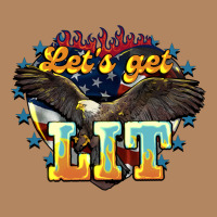 Lets Get Lit America Eagle Long Sleeve Tee | Teevron