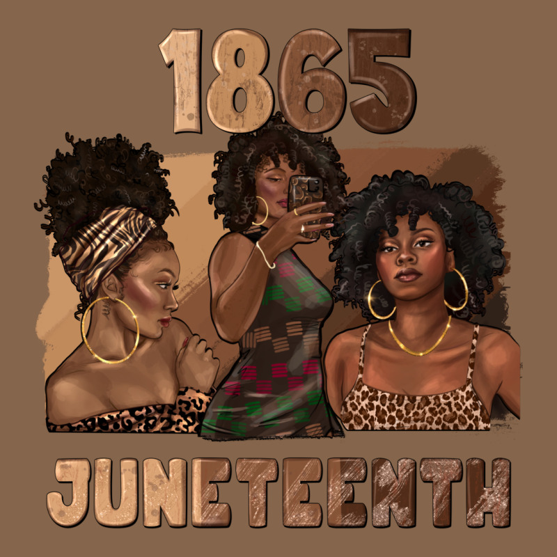 1865 Juneteenth Melanin With Afro Premium Tee by texasbilliewilder | Teevron