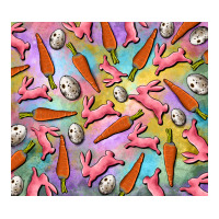 Easter bunny carrot and quail egg | Teevron