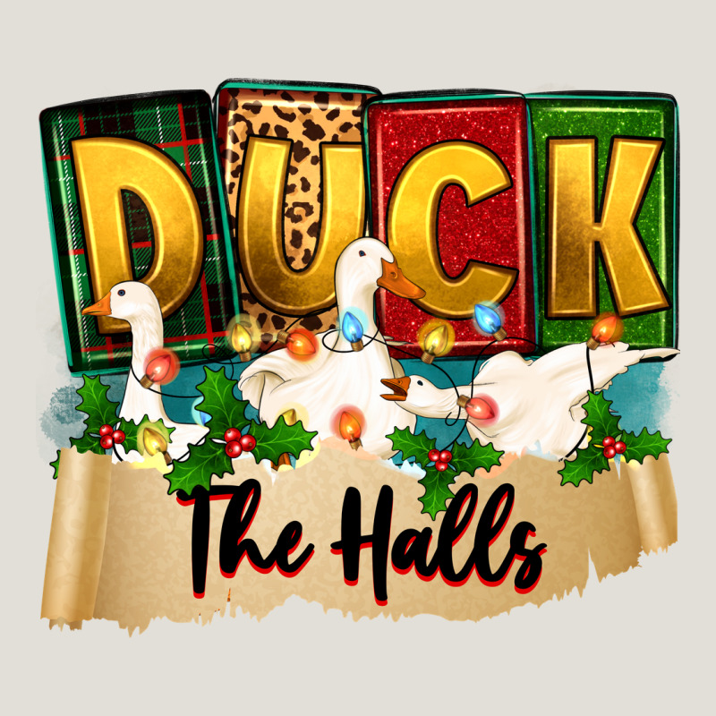 Christmas Duck The Halls Heavy Core Tee by Zillion Design Studio | Teevron