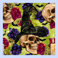 Halloween Witch Skull Seamless Pattern Urban Heavy Tee | Teevron