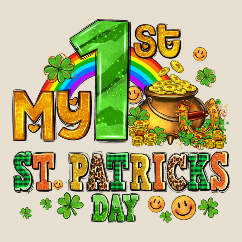 My First St Patricks Day With Coins And Shamrocks Urban Heavy Tee by AdoDesignShop | Teevron