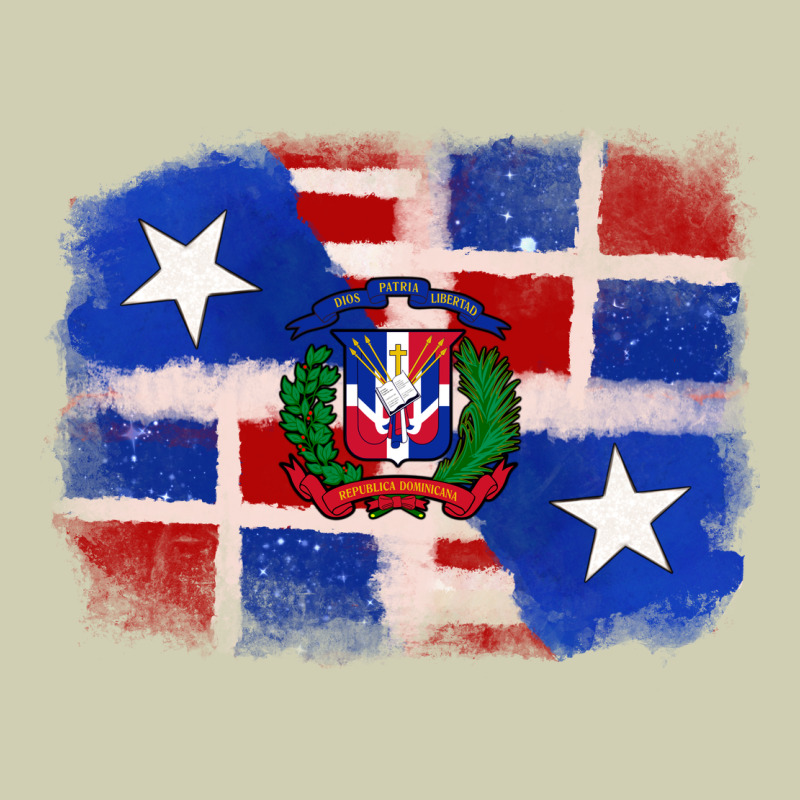 Dominican And Puerto Rico Flag Heavy Core Tee by texasbilliewilder | Teevron