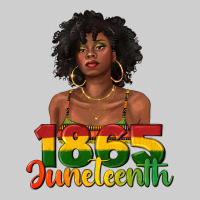 1865 Juneteenth With Afro Black Woman Premium Tee | Teevron