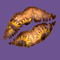 Western Sunflower Lips Vintage Tee | Teevron