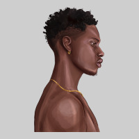 Afro Black Man Premium Tee | Teevron