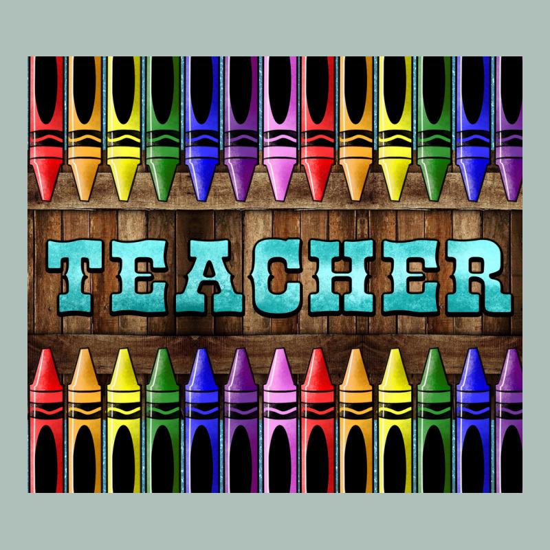 Teacher Crayons Tumbler Heavyweight Hoodie by LillyAllenDesigns | Teevron