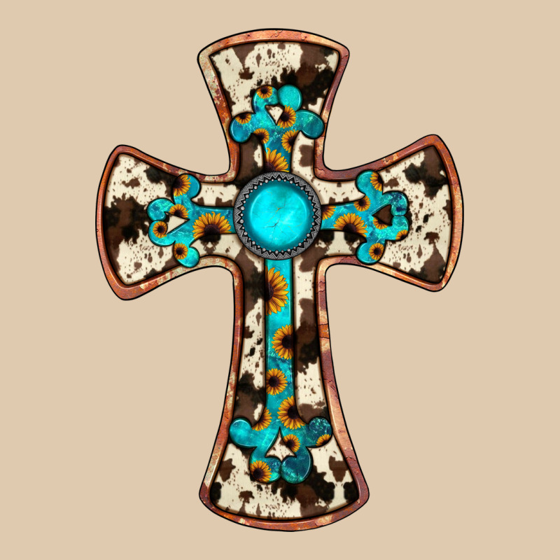 Cowhide Gemstone  Cross Heavyweight Sweatshirt by JahusDesignShop | Teevron