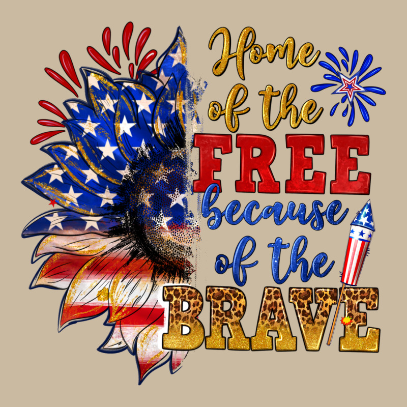 Home Of The Free Because Of The Brave Long Sleeve Tee by NancyCooperArtShop | Teevron