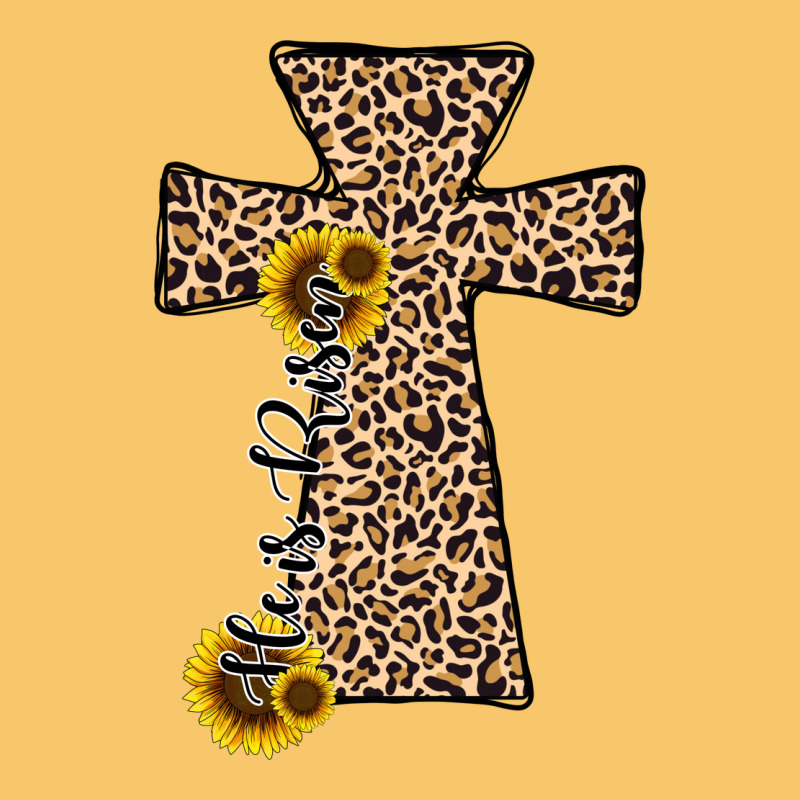He Is Risen Leopard Cross Vintage Hoodie by JahusDesignShop | Teevron