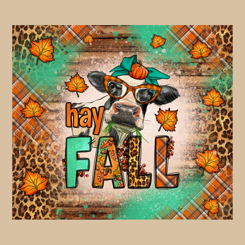 Western Hay Fall Cow Heavyweight Hoodie by LillyAllenDesigns | Teevron