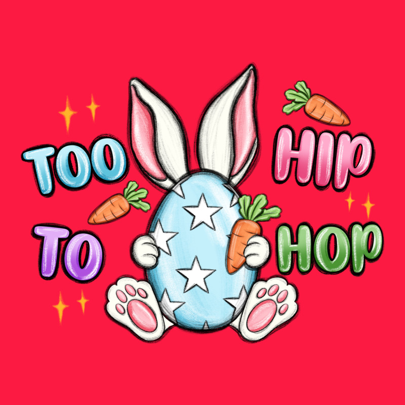 Too Hip To Hop Easter Zipper Hoodie by MaliasSmallBusiness | Teevron
