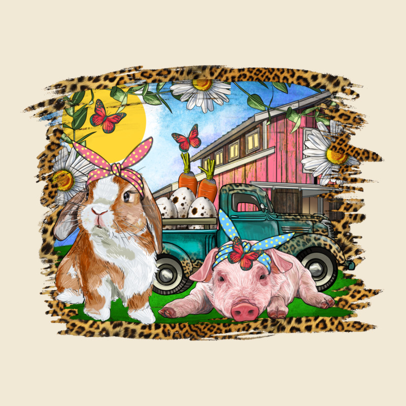 Easter Farm Bunny And Pig Premium Tee by RanaPortraitStore | Teevron