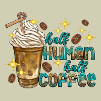 Half Human Half Coffee Heavy Core Tee | Teevron