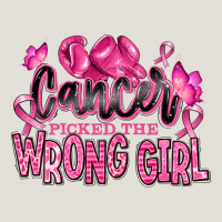 Cancer Picked The Wrong Girl Heavy Core Tee | Teevron