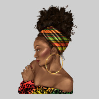 Afro Black Woman Profile Juneteenth Premium Tee | Teevron