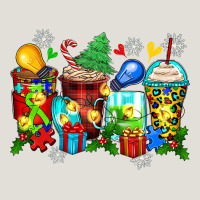 Autism Christmas Coffee Cups Heavy Core Tee | Teevron