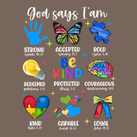 God Says I Am Autism Premium Hoodie | Teevron