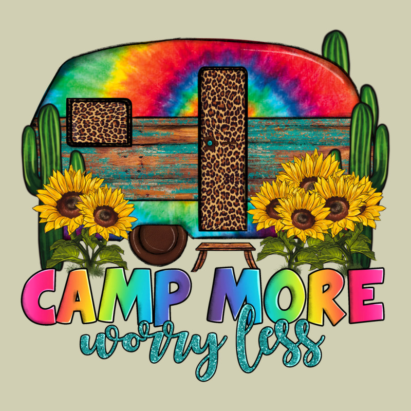 Camp More Worry Less With Caravan Heavy Core Tee by Artiststas | Teevron