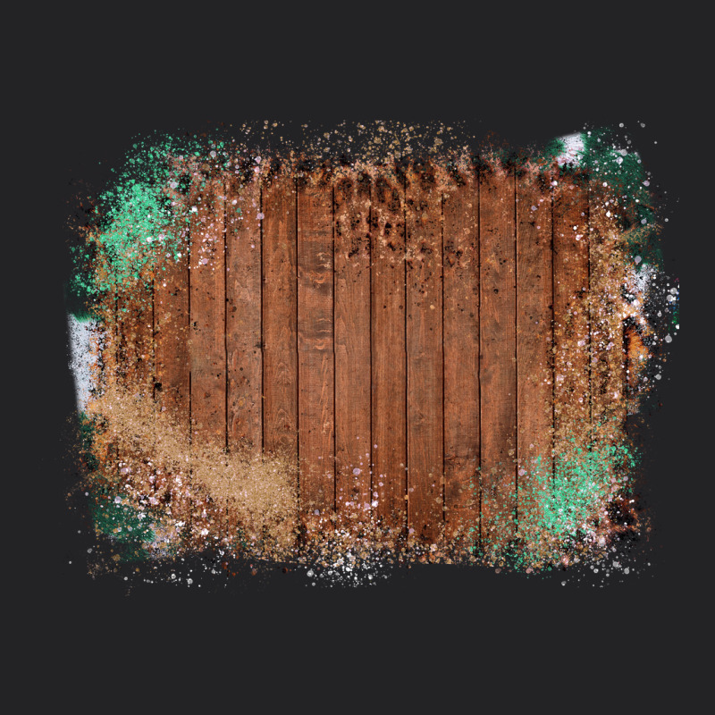 Wood Glitter Leopard Pattern Frame Vintage Tee by Bettercallsaul | Teevron