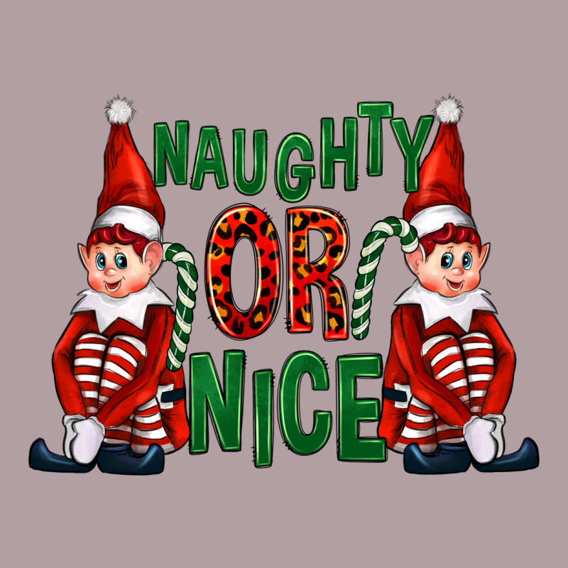 Naughty Or Nice Christmas Elfs Vintage Hoodie by FaDigitalArtStudio | Teevron