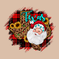 Texas Santa Wood Slice Ornament Urban Heavy Tee | Teevron
