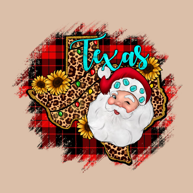 Texas Santa Wood Slice Ornament Urban Heavy Tee by JahusDesignShop | Teevron