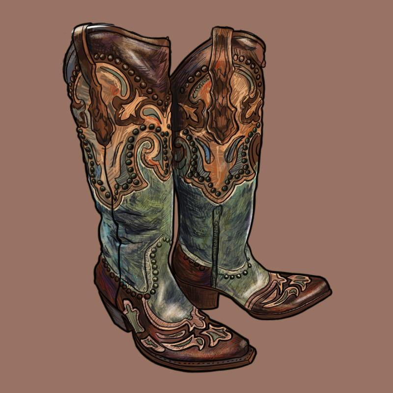 Cowgirl Boots Premium Hoodie by RanaPortraitStore | Teevron