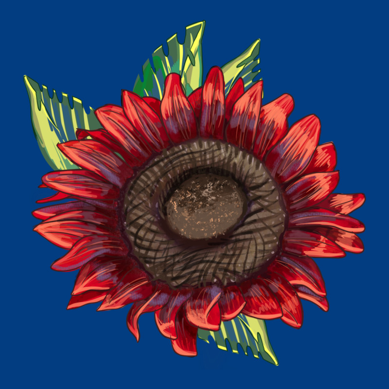 Procut Red Sunflower Premium Sweatshirt by LillyAllenDesigns | Teevron
