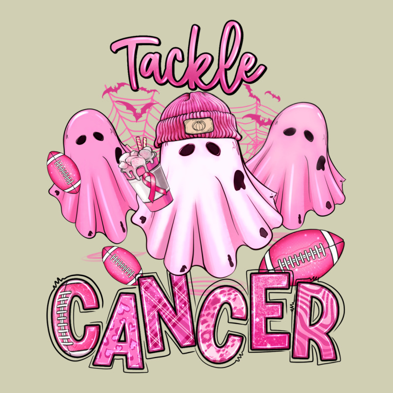 Tackle Cancer Halloween Ghosts American Football Heavy Core Tee by RanaPortraitStore | Teevron