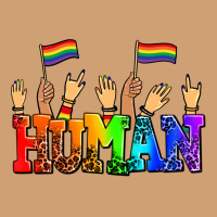 Human With Hands And Pride Flags Vintage Tee | Teevron