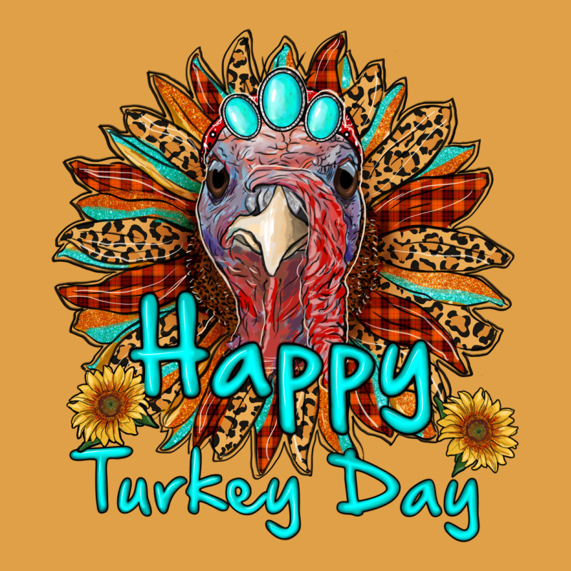 Happy Turkey Day Sunflower Premium Hoodie by RanaPortraitStore | Teevron