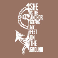 She Is The Anchor Keeping My Feet On The Ground Premium Hoodie | Teevron