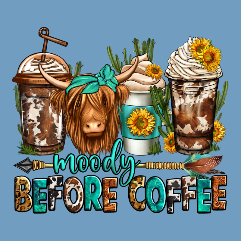 Moody Before Coffee Longhaired Cow Coffee Urban Heavy Tee by Jasminsmagicworld | Teevron