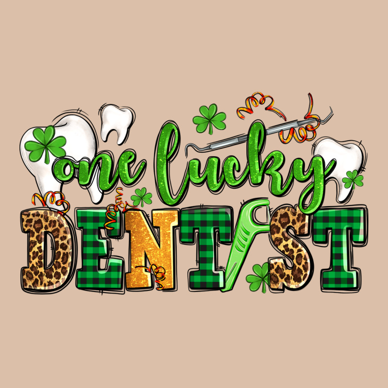 St Patricks Day One Lucky Dentist Urban Heavy Tee by AdoDesignShop | Teevron