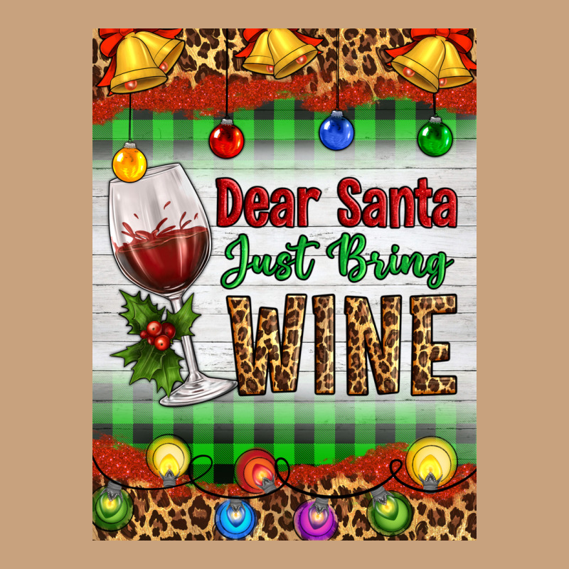 Christmas Dear Santa Just Bring Wine Vintage Tee by Artiststas | Teevron