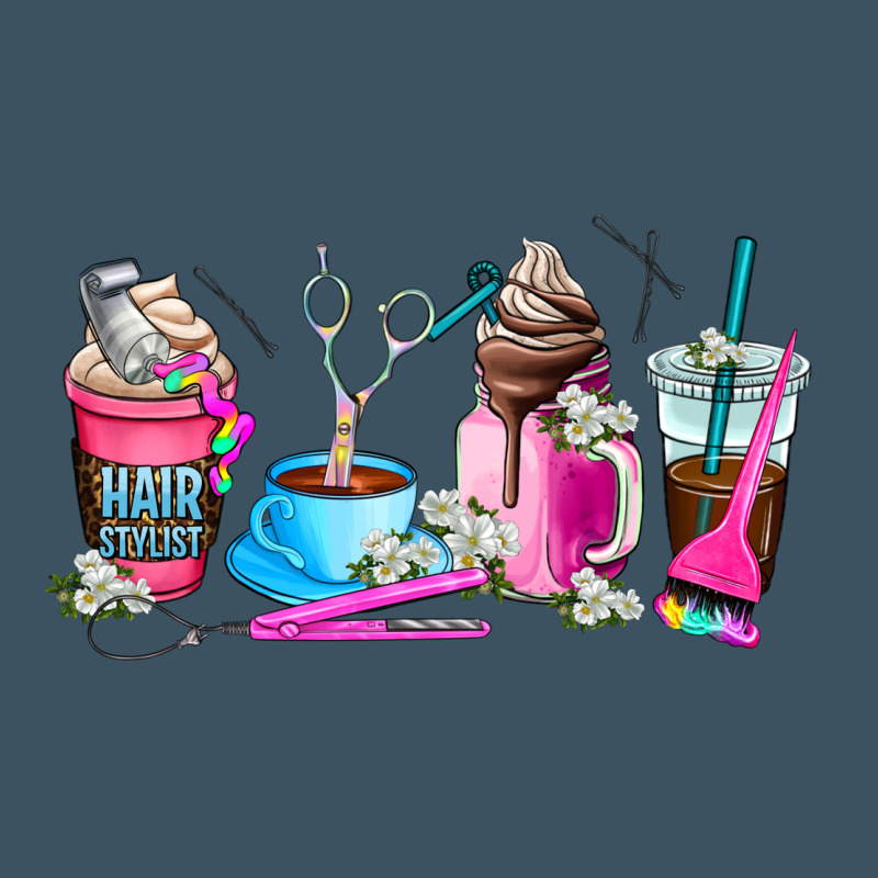 Hair Stylist Coffee Cup Urban Heavy Tee by AdoDesignShop | Teevron