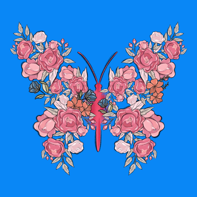 Floral Butterfly Zipper Hoodie by MaliasSmallBusiness | Teevron