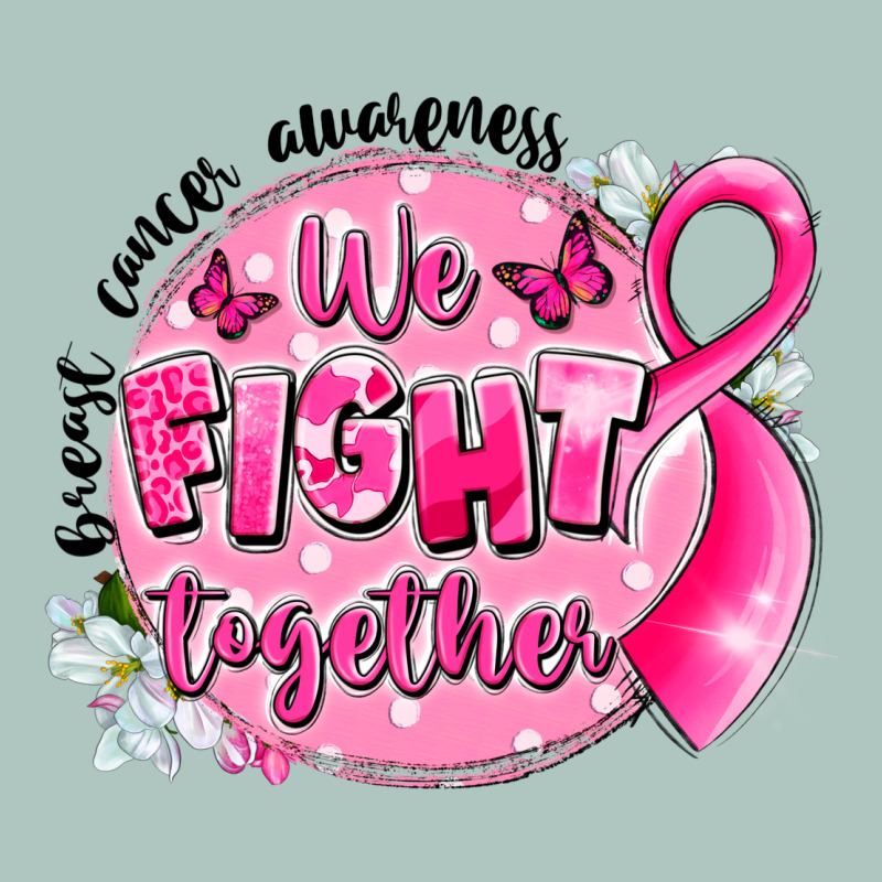 Breast Cancer Awareness We Fight Together Premium Sweatshirt by LillyAllenDesigns | Teevron