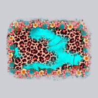 Easter Leopard Turquoise Background Heavyweight Sweatshirt | Teevron