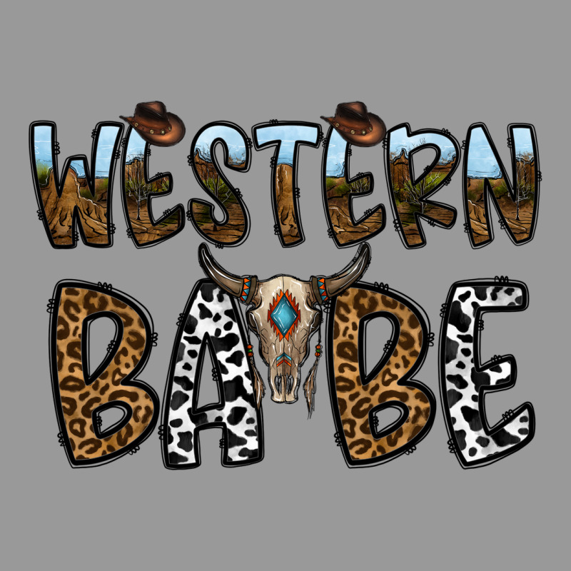 Western Babe Vintage Hoodie by CowhideDigitalArt | Teevron