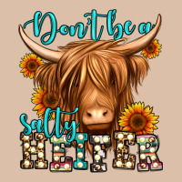 Don't Be A Salty Heifer Long Haired Cow Urban Heavy Tee | Teevron