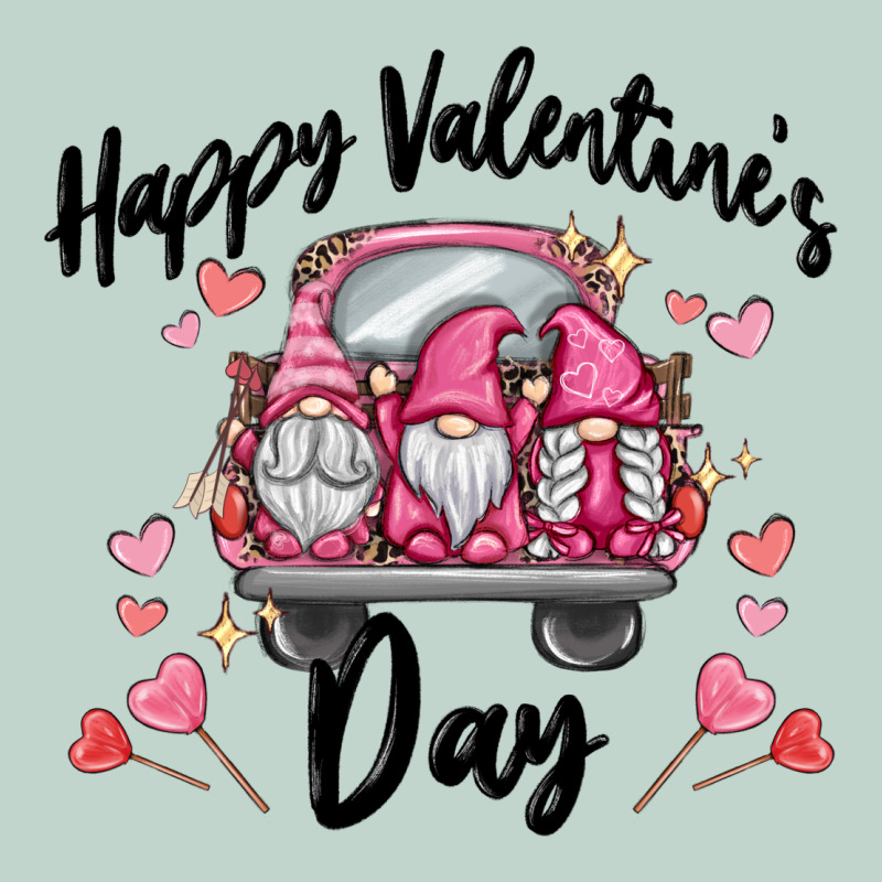 Happy Valentine's Day Gnome Truck Zipper Hoodie by MaliasSmallBusiness | Teevron