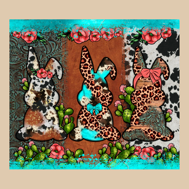Easter Bunny's Leopard Cowhide Cactus Heavyweight Sweatshirt by JahusDesignShop | Teevron