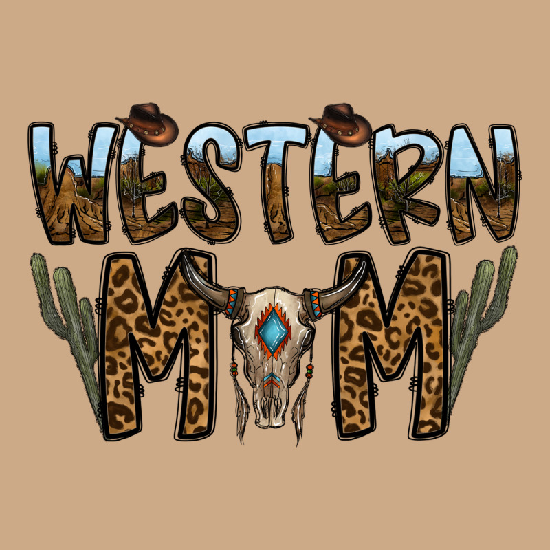 Western Mom Vintage Hoodie by CowhideDigitalArt | Teevron
