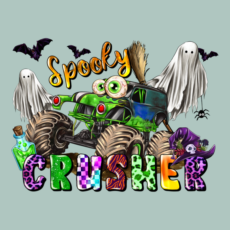 Spooky Crusher Monster Truck Premium Sweatshirt by LillyAllenDesigns | Teevron