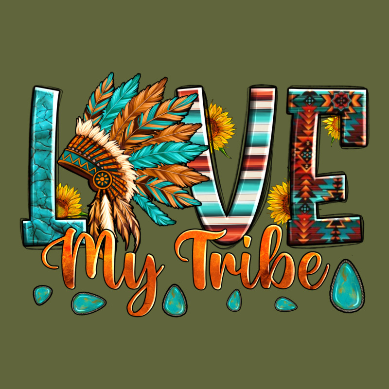 Love My Tribe Native American Indian Headdress Classic Tee by Artiststas | Teevron