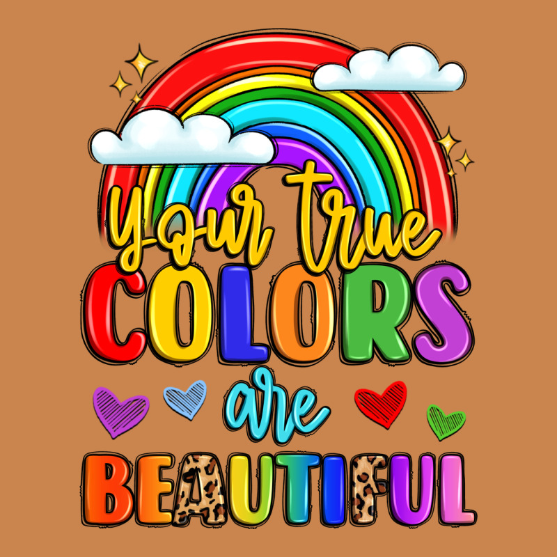 Name Vibrant Positivity Rainbow Art Heavyweight Hoodie by LillyAllenDesigns | Teevron